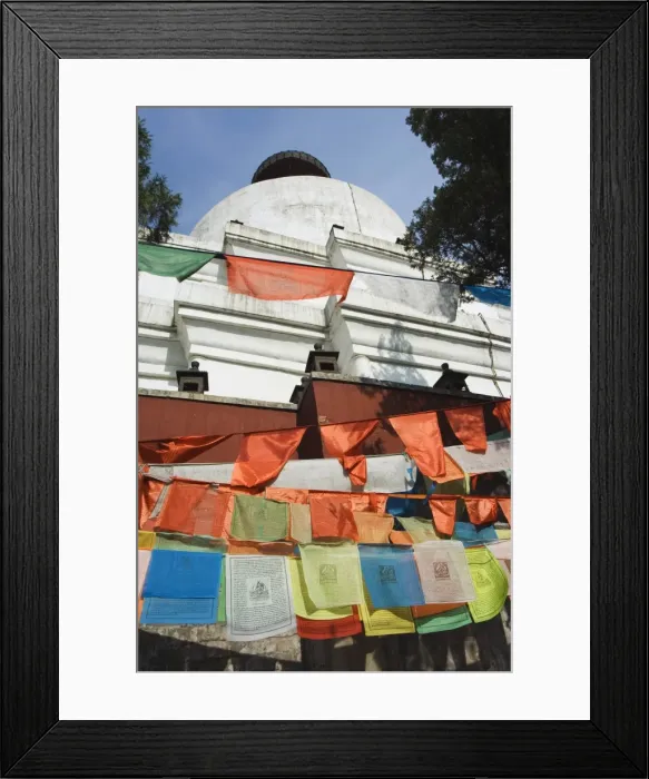 Framed Print : Miaoying White Dagoba Temple dating from the Yuan dynasty, Beijing, China, Asia Framed Print : Miaoying White Dagoba Temple dating from the Yuan dynasty, Beijing, China, Asia
