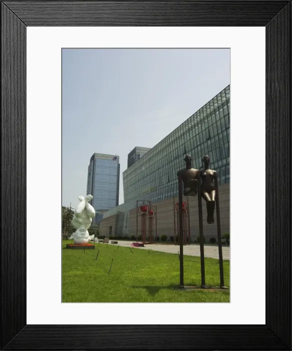 Framed Print : Art Installations at the Institute of Art and Technology, Wudaokou, Beijing, China, Asia Framed Print : Art Installations at the Institute of Art and Technology, Wudaokou, Beijing, China, Asia