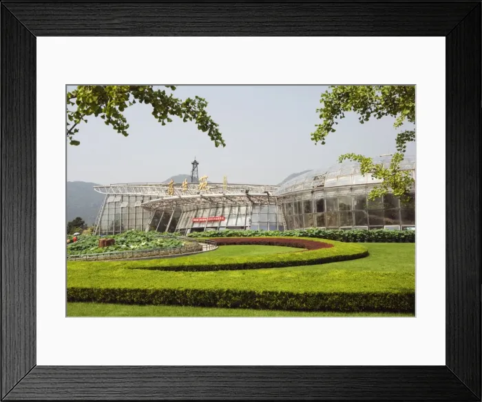 Framed Print : Botanical Conservatory built in 1999 inside Beijing Botanical Gardens, Beijing Framed Print : Botanical Conservatory built in 1999 inside Beijing Botanical Gardens, Beijing