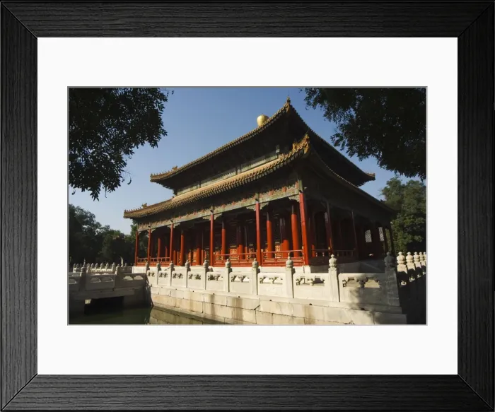 Framed Print : Confucius Temple and Imperial College built in 1306 by the grandson of Kublai Khan