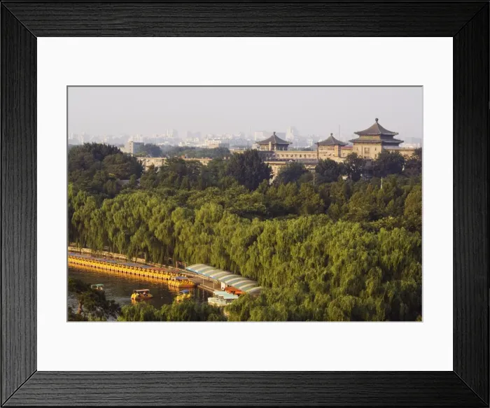 Framed Print : Beihai Park, Beijing, China, Asia Framed Print : Beihai Park, Beijing, China, Asia