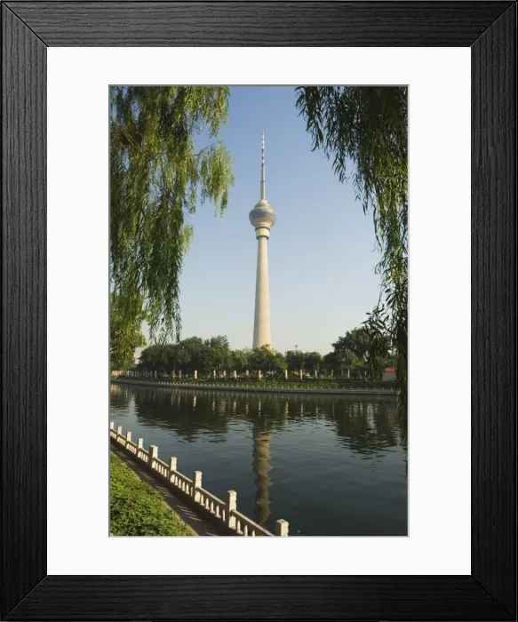Framed Print : The CCTV Tower, China Central Television is the countrys national public broadcaster Framed Print : The CCTV Tower, China Central Television is the countrys national public broadcaster