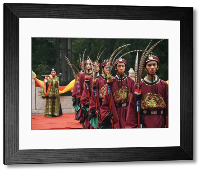 Framed Print : International Confucius Cultural Festival, Qufu City, birthplace of Confucius the great philosopher politician and educator of the 6th to 5th centuries BC, UNESCO World Heritage Site, Shandong Province Framed Print : International Confucius Cultural Festival, Qufu City, birthplace of Confucius the great philosopher politician and educator of the 6th to 5th centuries BC, UNESCO World Heritage Site, Shandong Province