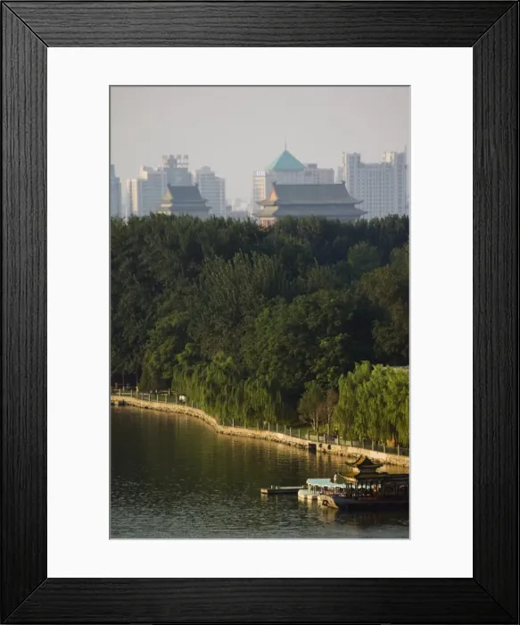 Framed Print : Beihai Park, Beijing, China, Asia Framed Print : Beihai Park, Beijing, China, Asia