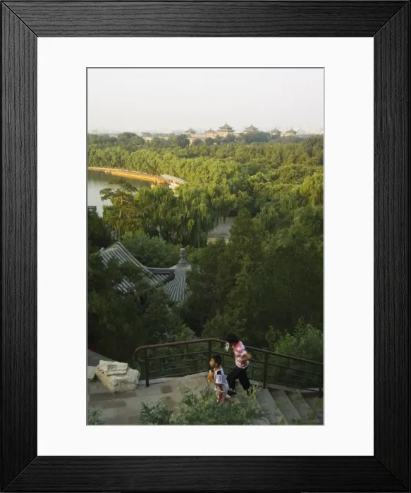 Framed Print : Beihai Park, Beijing, China, Asia Framed Print : Beihai Park, Beijing, China, Asia
