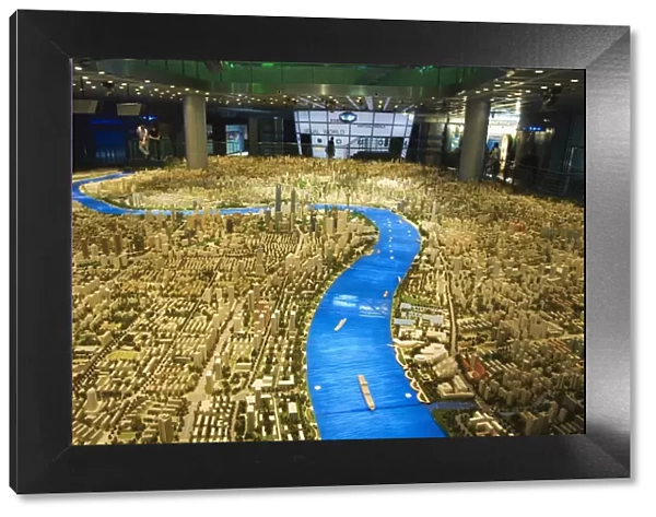 Scale plan of the Shanghai of the future, Shanghai Urban Planning and Expo 2010 Exhibition Hall