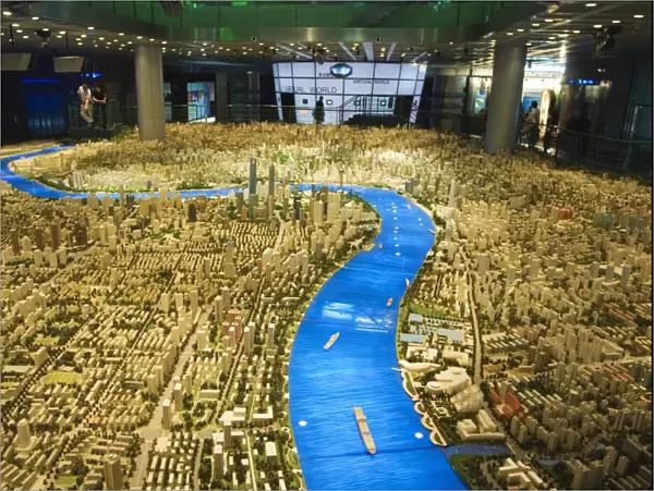 Scale plan of the Shanghai of the future, Shanghai Urban Planning and Expo 2010 Exhibition Hall