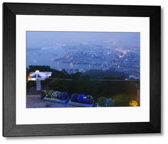 Framed Print : Panoramic city view from Luhuitou (Deer Looking Back) Park, Sanya City Framed Print : Panoramic city view from Luhuitou (Deer Looking Back) Park, Sanya City