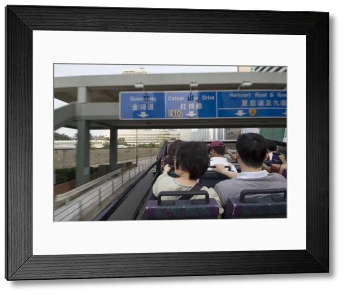 Framed Print : Central district, Hong Kong, China, Asia Framed Print : Central district, Hong Kong, China, Asia