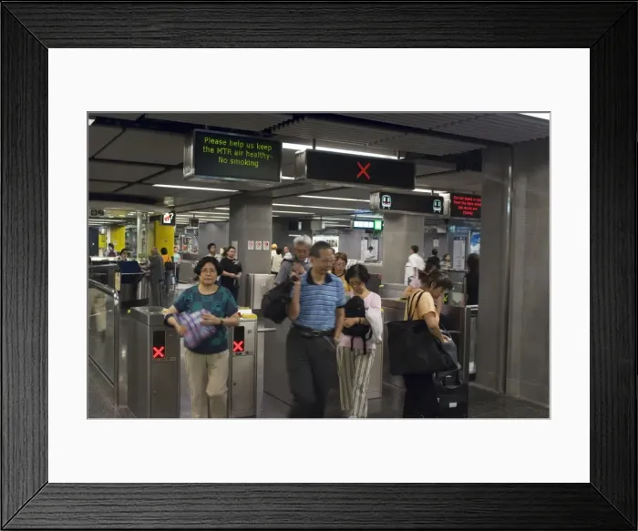 Framed Print : Tsim Sha Tsui MTR subway station, Kowloon, Hong Kong, China, Asia Framed Print : Tsim Sha Tsui MTR subway station, Kowloon, Hong Kong, China, Asia
