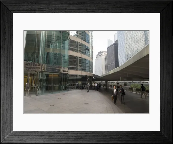 Framed Print : Exchange Square, Central district, Hong Kong, China, Asia Framed Print : Exchange Square, Central district, Hong Kong, China, Asia