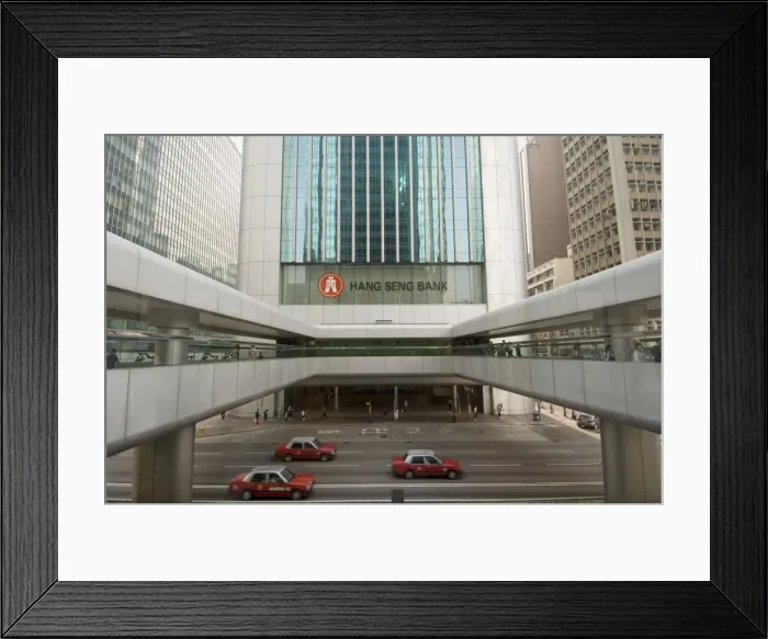 Framed Print : Hang Seng Bank Building, Central district, Hong Kong, China, Asia Framed Print : Hang Seng Bank Building, Central district, Hong Kong, China, Asia