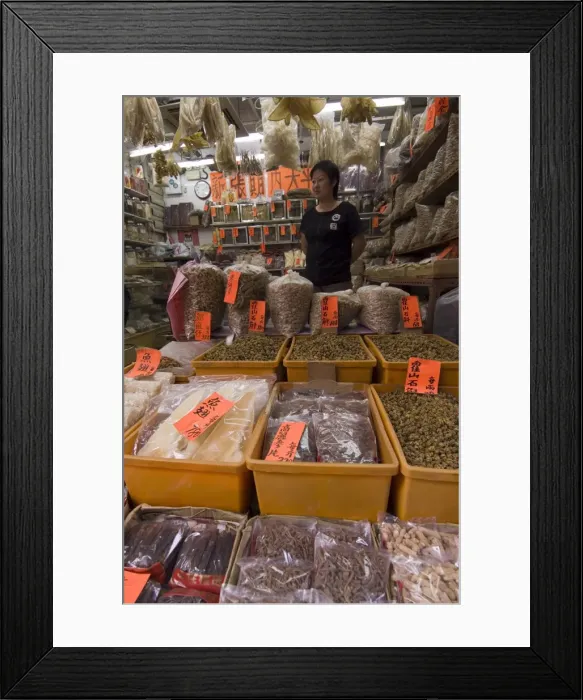 Framed Print : Traditional Chinese medicine, Sheung Wan district, Hong Kong, China, Asia Framed Print : Traditional Chinese medicine, Sheung Wan district, Hong Kong, China, Asia