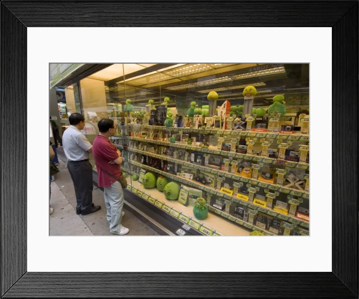 Framed Print : Mong Kok district, Kowloon, Hong Kong, China, Asia Framed Print : Mong Kok district, Kowloon, Hong Kong, China, Asia