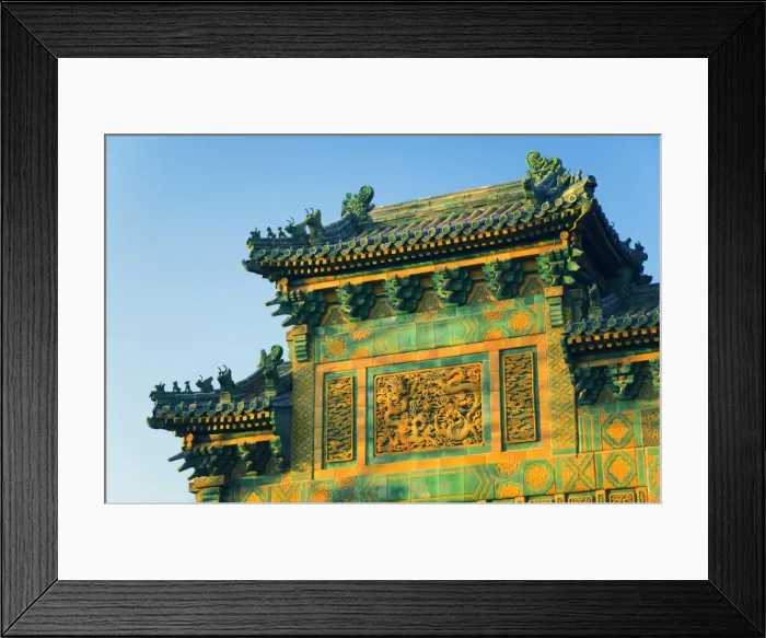 Framed Print : Detail of Chinese gate, Beihai Park, Beijing, China, Asia Framed Print : Detail of Chinese gate, Beihai Park, Beijing, China, Asia
