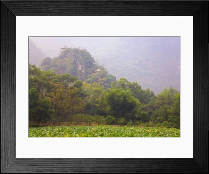 Framed Print : Hill with Chinese pavillons, Yangshuo Park, Yangshuo, Guangxi Province, China, Asia Framed Print : Hill with Chinese pavillons, Yangshuo Park, Yangshuo, Guangxi Province, China, Asia
