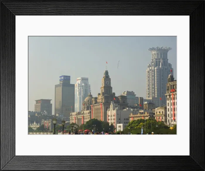 Framed Print : The Bund, Huangpu District, Shanghai, China, Asia Framed Print : The Bund, Huangpu District, Shanghai, China, Asia