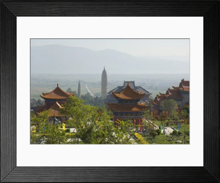 Framed Print : Chongsheng Temple, Dali Old Town, Yunnan Province, China, Asia Framed Print : Chongsheng Temple, Dali Old Town, Yunnan Province, China, Asia