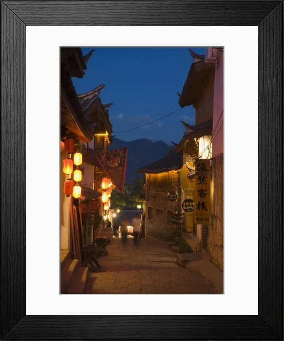 Framed Print : Lijiang Old Town, UNESCO World Heritage Site, Lijiang, Yunnan Province, China, Asia Framed Print : Lijiang Old Town, UNESCO World Heritage Site, Lijiang, Yunnan Province, China, Asia