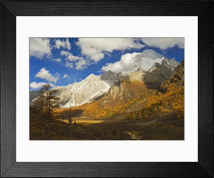 Framed Print : Xiaruoduojio mountain, Yading Nature Reserve, Sichuan Province, China, Asia Framed Print : Xiaruoduojio mountain, Yading Nature Reserve, Sichuan Province, China, Asia