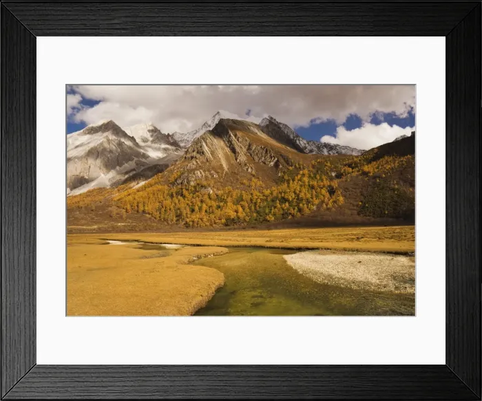 Framed Print : Xiaruoduojio mountain, Yading Nature Reserve, Sichuan Province, China, Asia Framed Print : Xiaruoduojio mountain, Yading Nature Reserve, Sichuan Province, China, Asia