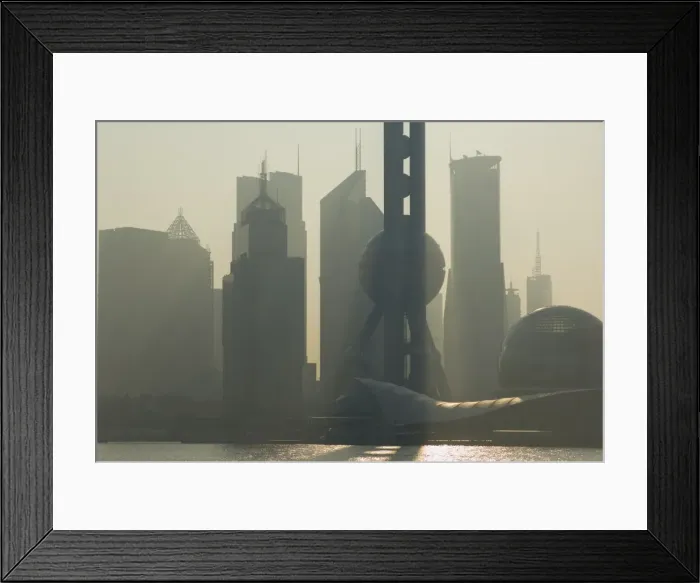 Framed Print : Lujiazui Finance and Trade zone, with Oriental Pearl Tower, and Huangpu River Framed Print : Lujiazui Finance and Trade zone, with Oriental Pearl Tower, and Huangpu River