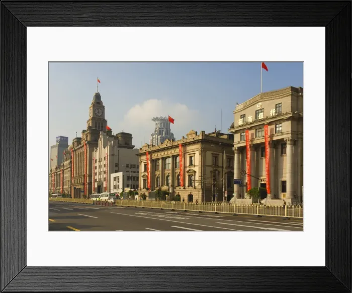 Framed Print : The Bund, Huangpu District, Shanghai, China, Asia Framed Print : The Bund, Huangpu District, Shanghai, China, Asia