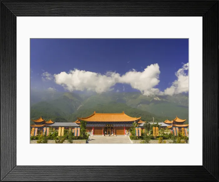 Framed Print : Chongsheng Temple, Dali Old Town, Yunnan Province, China Framed Print : Chongsheng Temple, Dali Old Town, Yunnan Province, China