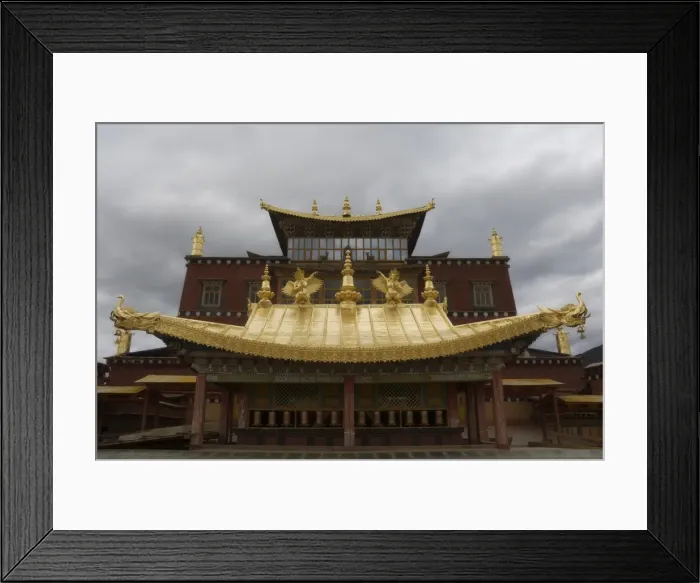 Framed Print : Gedan Song Zanling Temple, Shangri-La (Zhongdian), Yunnan Province, China, Asia Framed Print : Gedan Song Zanling Temple, Shangri-La (Zhongdian), Yunnan Province, China, Asia