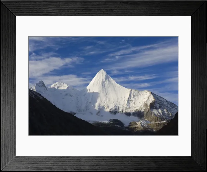 Framed Print : Yangmaiyong mountain, Yading Nature Reserve, Sichuan Province, China, Asia Framed Print : Yangmaiyong mountain, Yading Nature Reserve, Sichuan Province, China, Asia