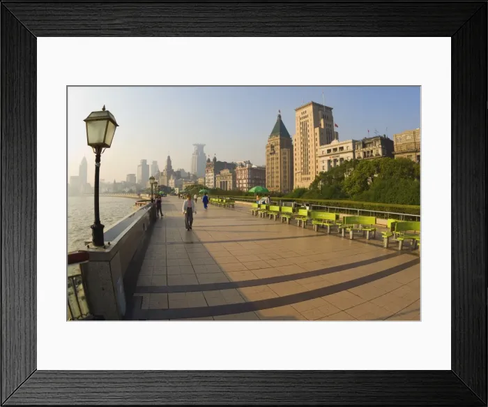 Framed Print : The Bund, Huangpu District, Shanghai, China, Asia Framed Print : The Bund, Huangpu District, Shanghai, China, Asia