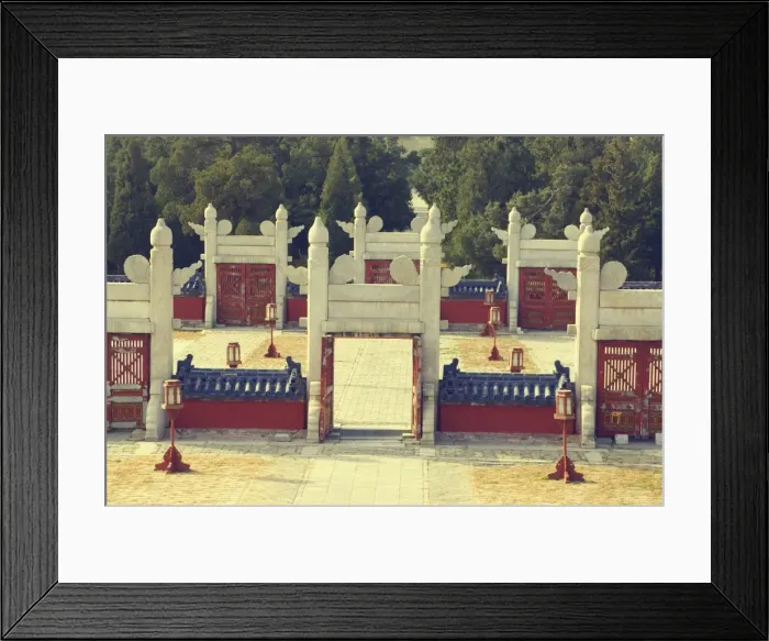 Framed Print : Stone Gates, Temple of Heaven Park, Beijing, China, Asia Framed Print : Stone Gates, Temple of Heaven Park, Beijing, China, Asia