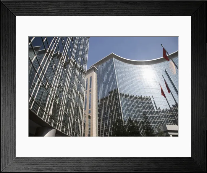 Framed Print : Modern building, Beijing, China, Asia Framed Print : Modern building, Beijing, China, Asia