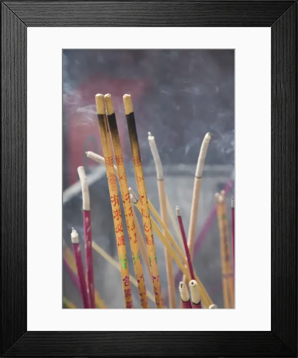 Framed Print : Incense sticks, Lama Temple, Beijing, China, Asia Framed Print : Incense sticks, Lama Temple, Beijing, China, Asia