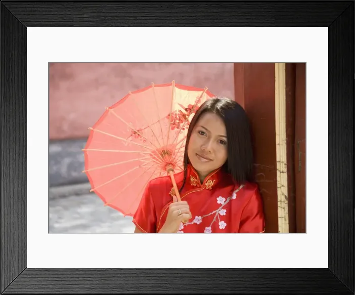 Framed Print : Asian woman (Chinese-Thai), The Forbidden City, Beijing, China, Asia Framed Print : Asian woman (Chinese-Thai), The Forbidden City, Beijing, China, Asia