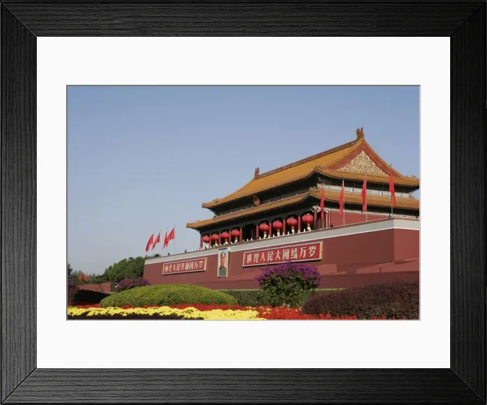 Framed Print : The Heavenly Gate to the Forbidden City, Tiananmen Square, Beijing (Peking), China, Asia Framed Print : The Heavenly Gate to the Forbidden City, Tiananmen Square, Beijing (Peking), China, Asia