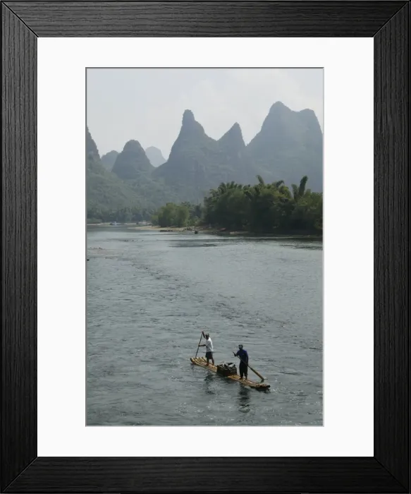 Framed Print : Li River, Guilin, Guangxi Province, China, Asia Framed Print : Li River, Guilin, Guangxi Province, China, Asia