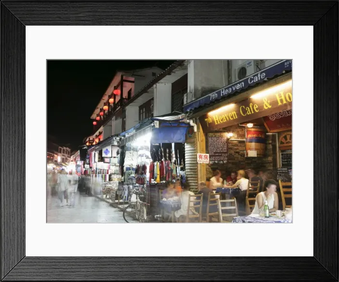 Framed Print : Yangshuo, Guangxi Province, China, Asia Framed Print : Yangshuo, Guangxi Province, China, Asia