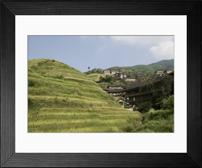 Framed Print : Longsheng terraced ricefields, Guilin, Guangxi Province, China, Asia Framed Print : Longsheng terraced ricefields, Guilin, Guangxi Province, China, Asia