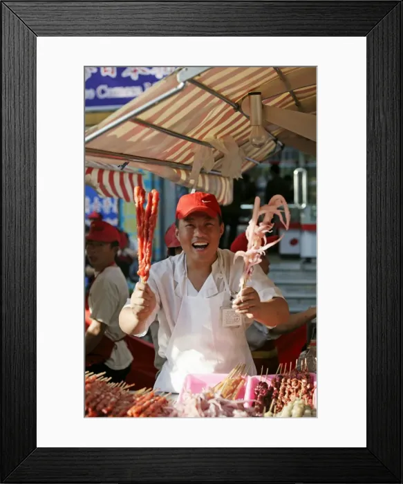Framed Print : Chinese food, Wangfujing Snack Road, Wangfujing Dajie shopping district Framed Print : Chinese food, Wangfujing Snack Road, Wangfujing Dajie shopping district