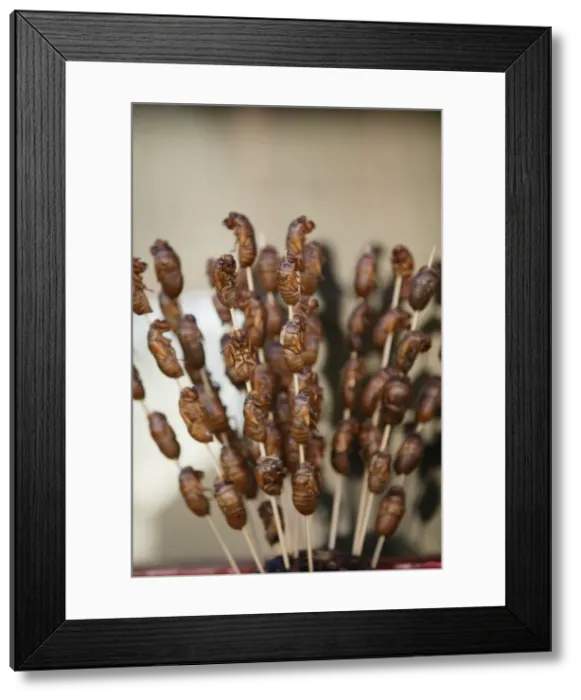 Framed Print : Chinese food, insects, Beijing, China, Asia