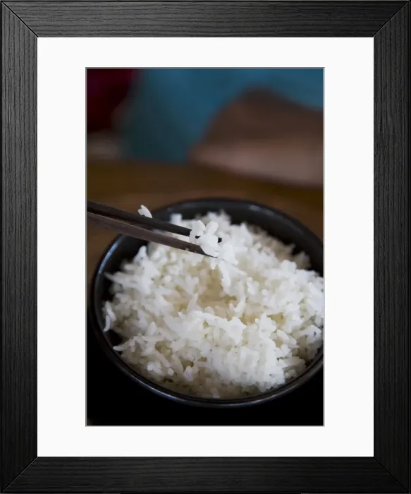 Framed Print : Bowl of rice, China, Asia Framed Print : Bowl of rice, China, Asia