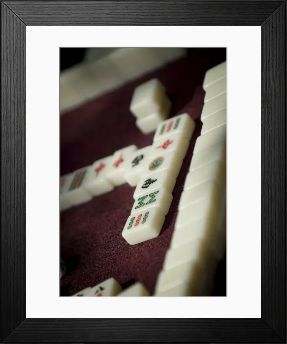 Framed Print : Mahjong tiles, Dali, Yunnan, China, Asia Framed Print : Mahjong tiles, Dali, Yunnan, China, Asia