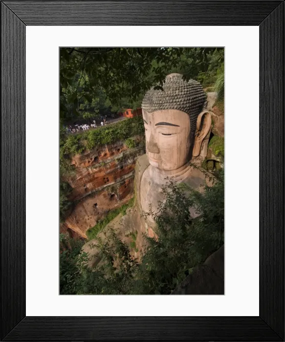 Framed Print : Giant Buddha, Leshan, UNESCO World Heritage Site, Sichuan, China, Asia