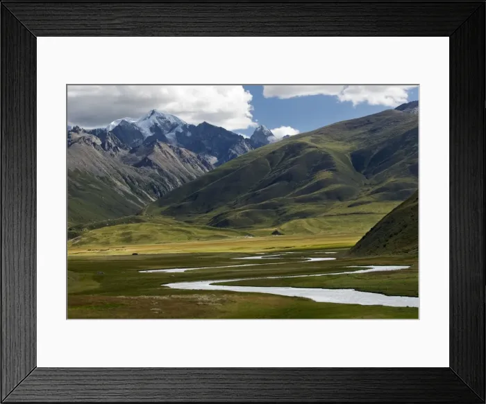 Framed Print : View of Chola Shan, Manigango, Sichuan, China, Asia Framed Print : View of Chola Shan, Manigango, Sichuan, China, Asia