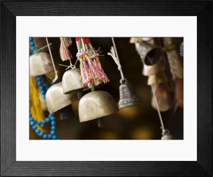 Framed Print : Bells for sale at market, Zhongdian, Shangri-La County, Yunnan Province, China, Asia Framed Print : Bells for sale at market, Zhongdian, Shangri-La County, Yunnan Province, China, Asia
