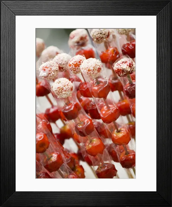 Framed Print : Candy apples, Kunming, Yunnan, China, Asia Framed Print : Candy apples, Kunming, Yunnan, China, Asia
