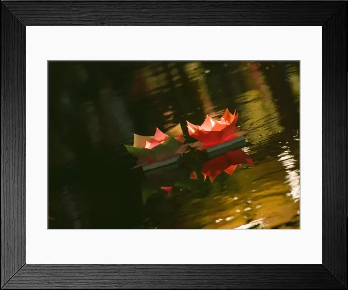 Framed Print : Prayer candles floating in river at night, Lijiang old town, Yunnan, China, Asia Framed Print : Prayer candles floating in river at night, Lijiang old town, Yunnan, China, Asia