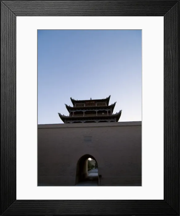 Framed Print : Gate of Enlightenment, Jiayuguan Fort, Jiayuguan, Gansu, China, Asia Framed Print : Gate of Enlightenment, Jiayuguan Fort, Jiayuguan, Gansu, China, Asia