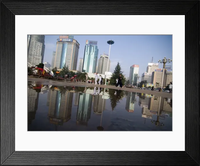 Framed Print : Tai chi morning exercise, Government Square, Kunming, Yunnan, China, asia Framed Print : Tai chi morning exercise, Government Square, Kunming, Yunnan, China, asia